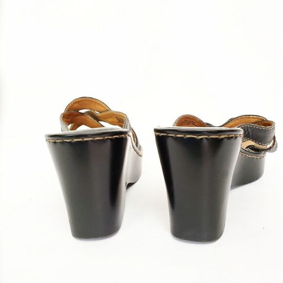 Born black slip on sandals wedge heel - Picture 8 of 8